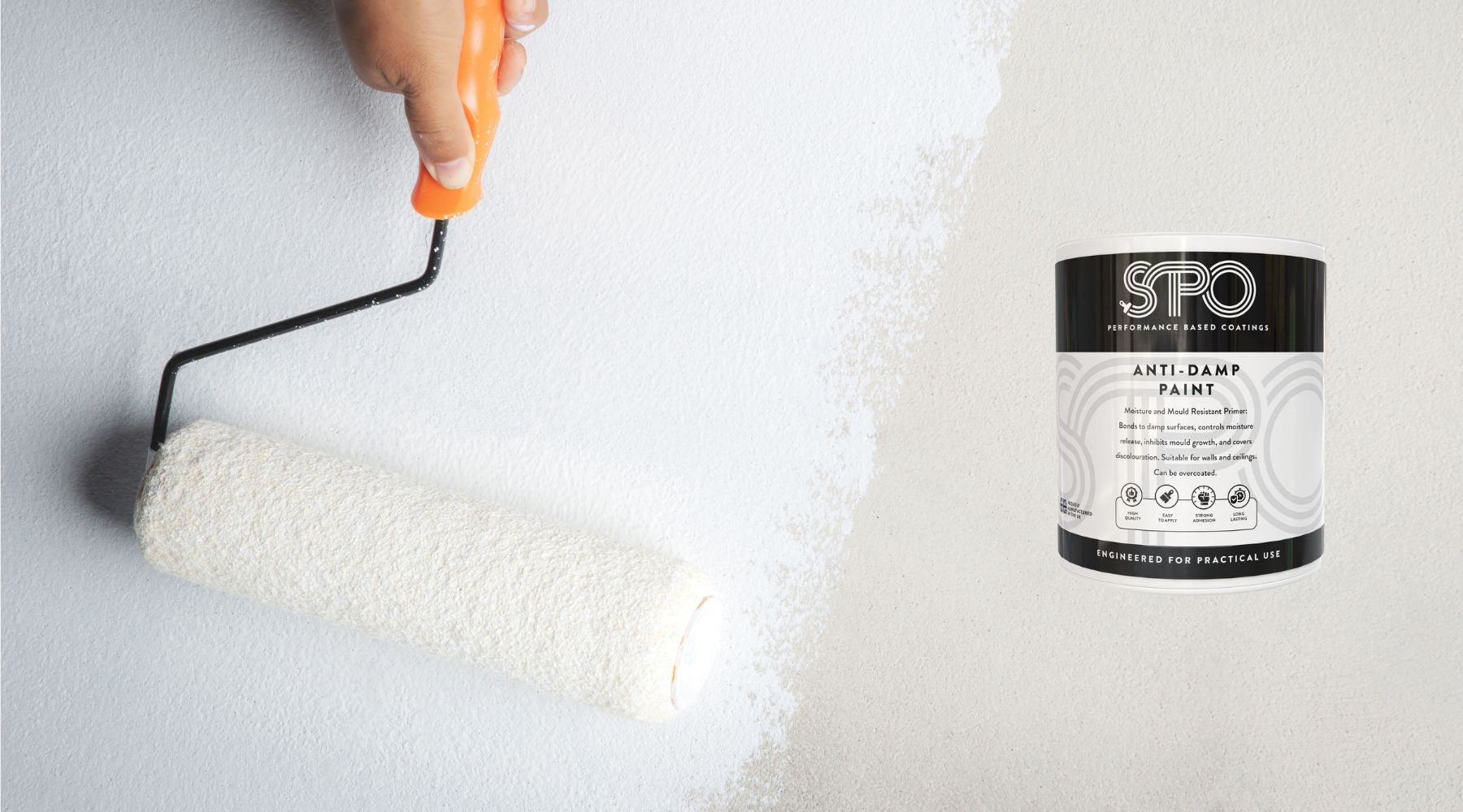 Expert guide on how to apply anti-damp paint in UK homes and businesses, featuring SPO Anti-Damp Paint for flood-damaged walls and damp-prone surfaces.