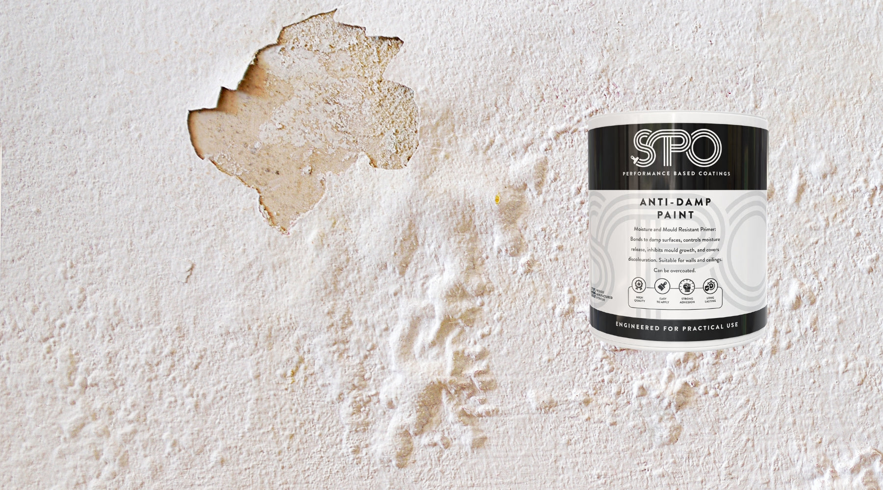 Recover from leaks, floods, or damp walls with Anti-Damp Paint for quick, effective painting and long-lasting protection in UK homes.