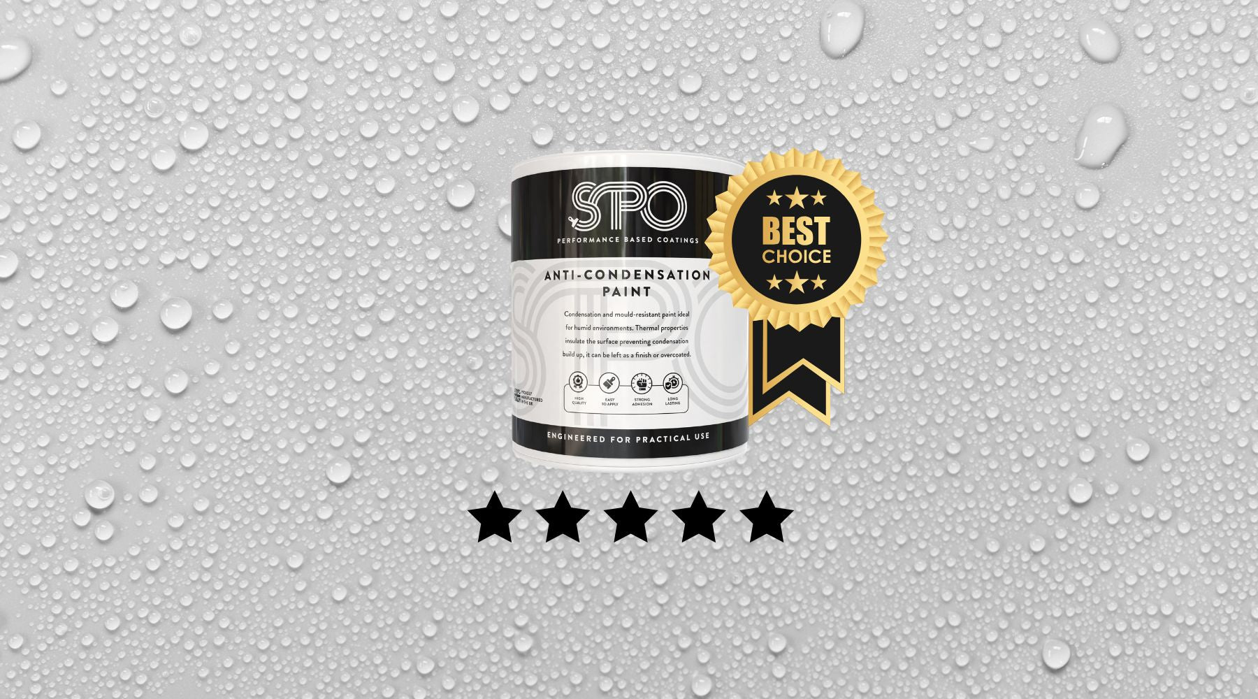 Best anti-condensation paint for UK homes and businesses – featuring SPO Anti-Condensation Paint and Coo-Var Anti-Condensation Paint, the ultimate solutions for mould prevention and condensation control