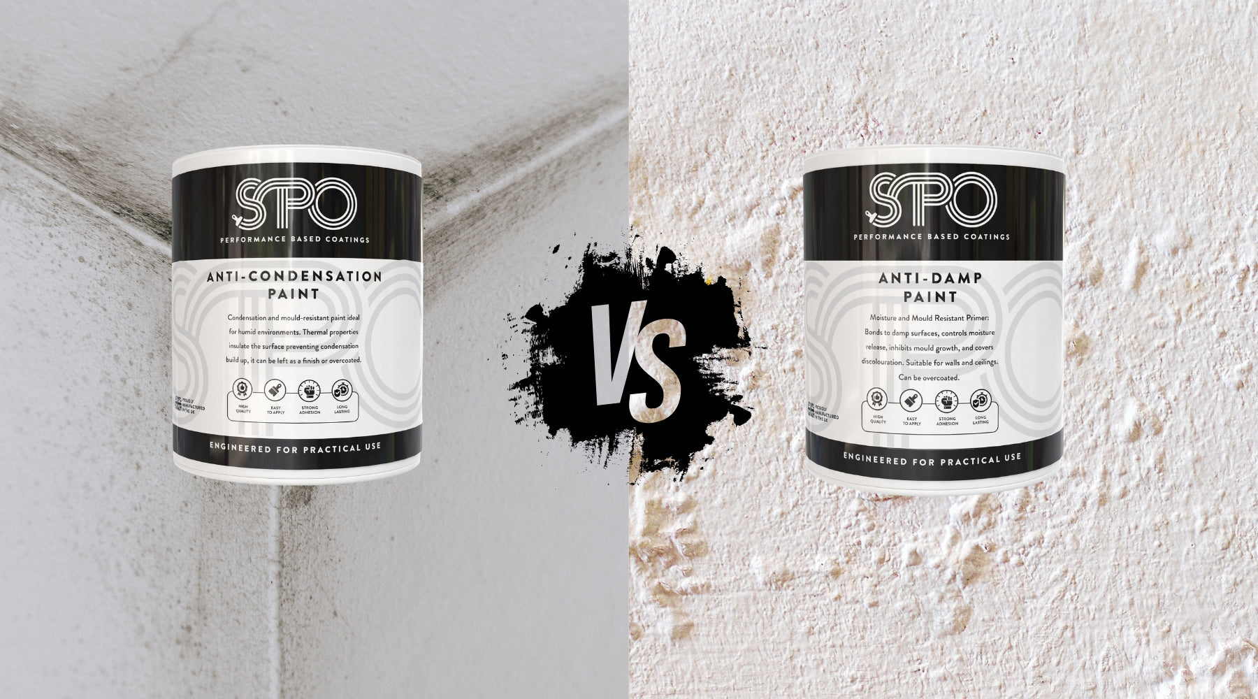 Identify damp or condensation issues in your UK property and discover the best paint solutions to tackle moisture and protect your walls