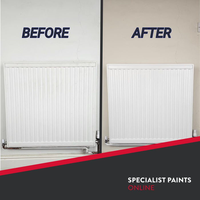 SPO Radiator Paint Before and After Transformation of old Radiator