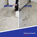 Coo-Var Oil Remover Before and After Clean Up Of Oil Spill On Garage Floor