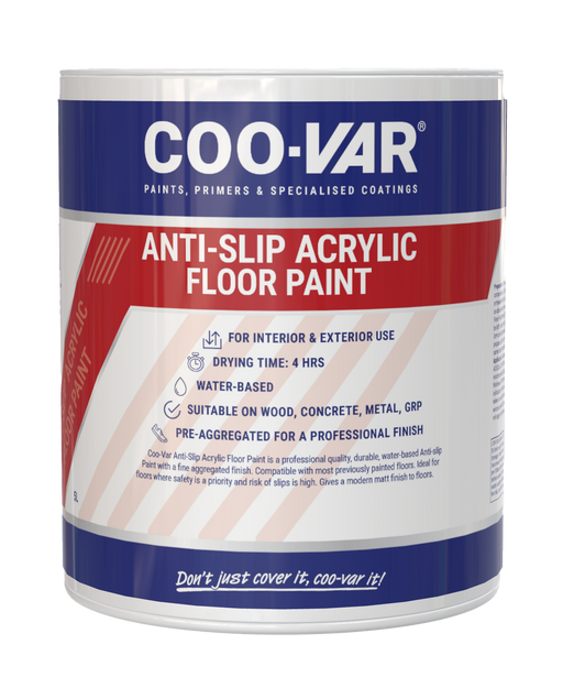 Coo-Var Anti-Slip Acrylic Floor Paint