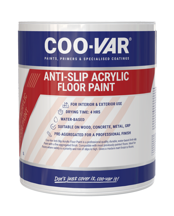 Coo-Var Anti-Slip Acrylic Floor Paint