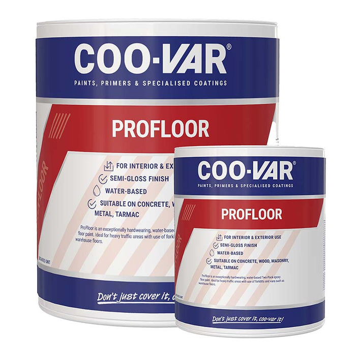 Coo-Var Profloor Water Based Two-Pack Epoxy Floor Paint