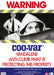 Coo-Var Anti-Climb Paint Warning Signs