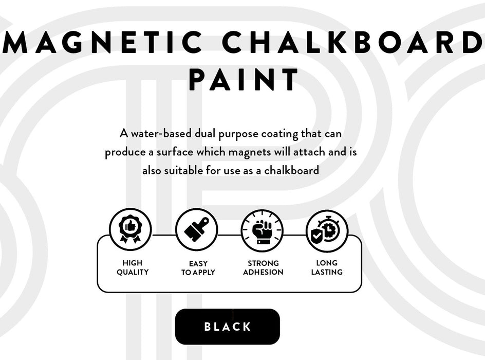 Magnetic Chalkboard Paint Label Front