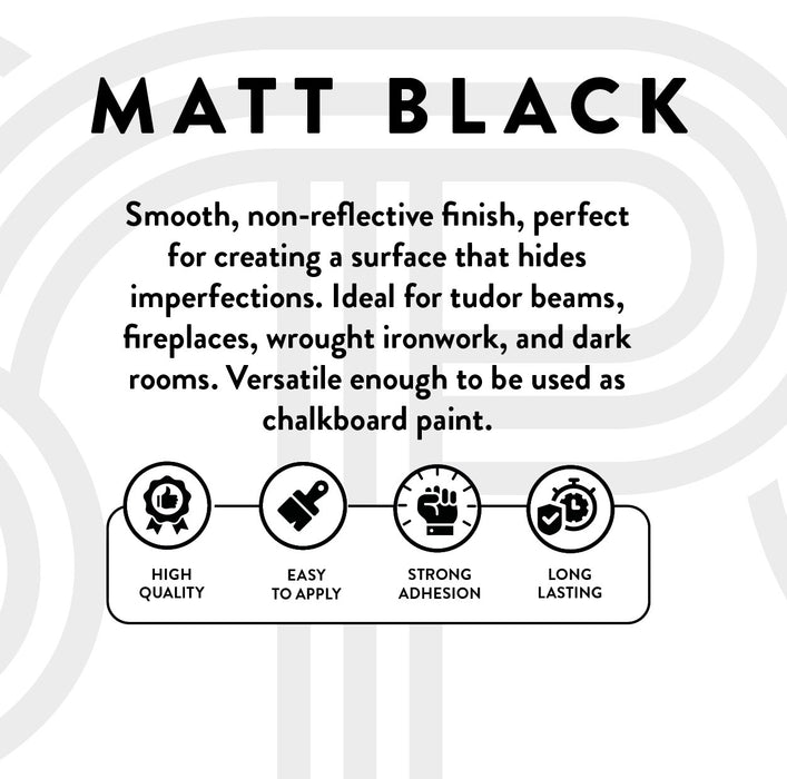 SPO Matt Black Paint Label Front