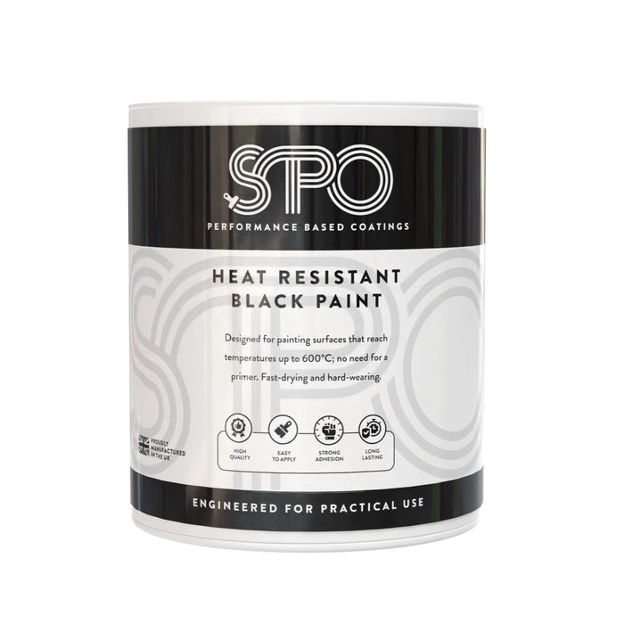 SPO Heat Resistant Black Paint