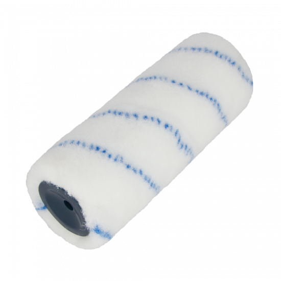 SPO 25cm short pile blue stripe roller