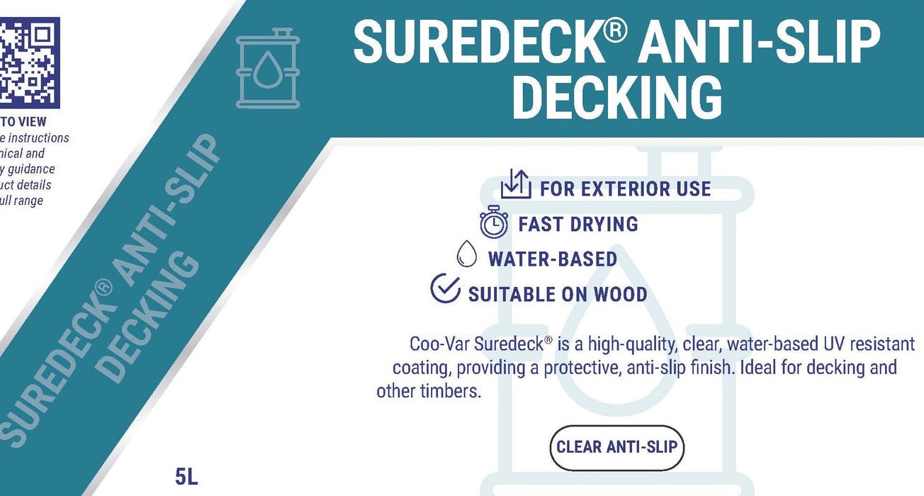 SureDeck Anti-Slip Decking Protector Paint Label Front